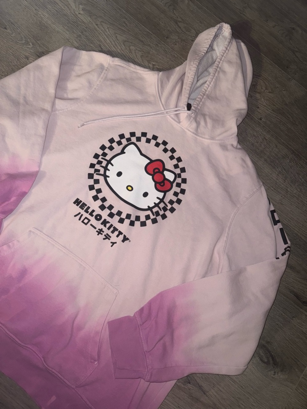 Hello Kitty bioworld unisex 3XL Ombré hoodie 2023 - Picture 4 of 11